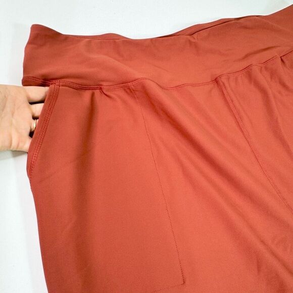 Old Navy Leggings Womens 4X Brown Solid High-Rise Go-Dry Powersoft Activewear Ne - Picture 4 of 12